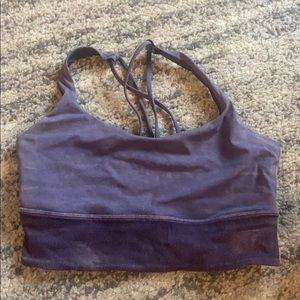 Lululemon free to be long line light support bra
